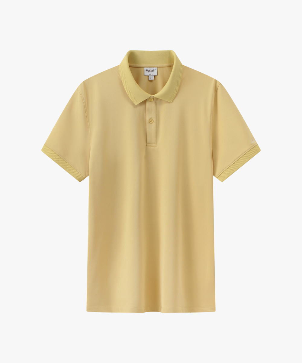  Áo Polo Vàng Cơ Bản Vải Recycle Thân Thiện Với Da 8APCB460VAG 