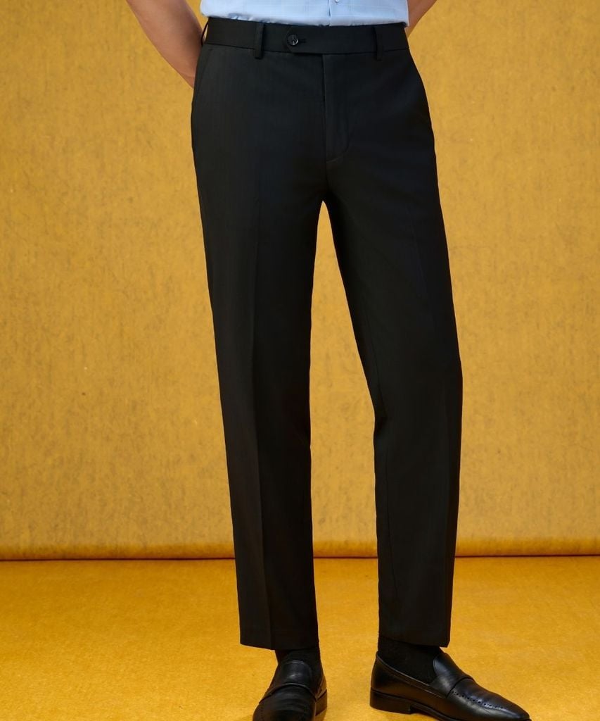  Quần Âu Đen Cao Cấp, Chống Nhăn, Co Giãn, Chống Bám Bẩn 9QAUB520DEN 