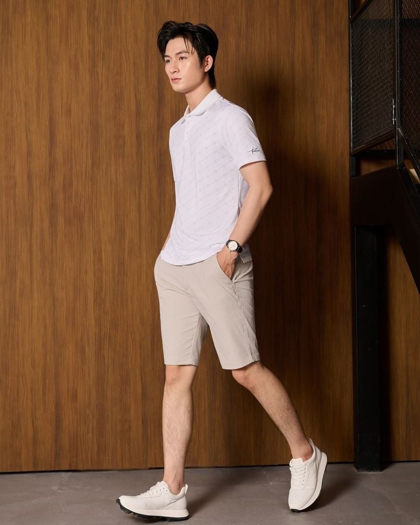  Quần Ngố Kaki Bền Màu, Chống Nhăn, Kháng Khuẩn 8QNKB401 