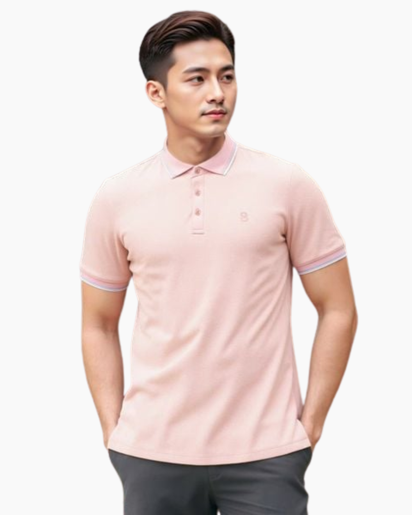  [SALE ĐỘC QUYỀN ONLINE] Áo Polo Hồng Cao Cấp, Chống Nhăn, Bền Màu 9APCB552HOG 