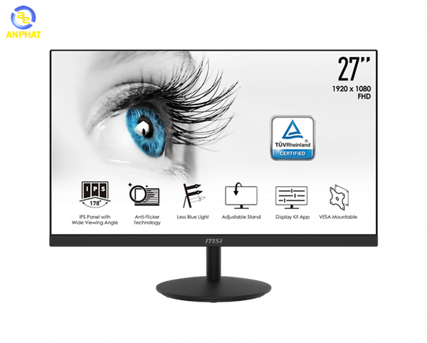 Màn hình MSI PRO MP271 27 inch FHD IPS Gaming