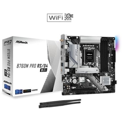 Main Asrock B760M Pro RS/D4 Wifi + Bluetooth