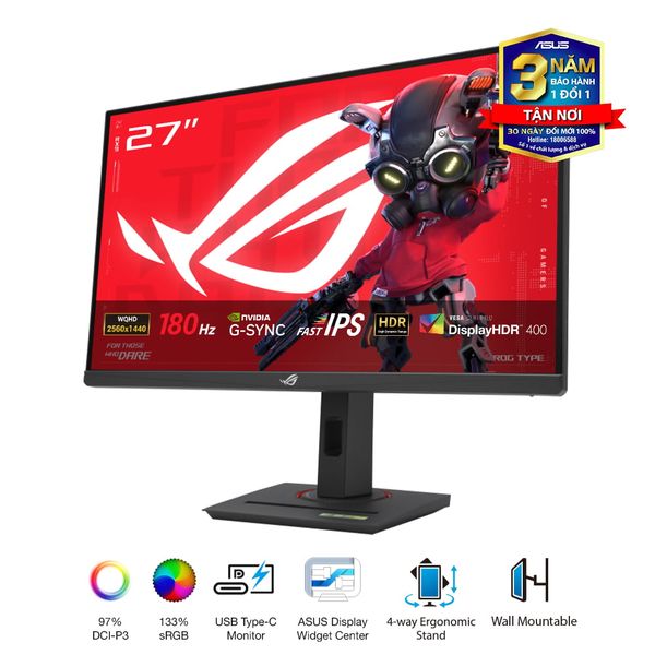 Màn Hình Gaming ASUS ROG Strix XG27ACS (27 inch - IPS - 2K - 1ms - 180Hz - USB TypeC)