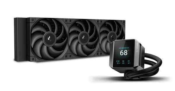 Tản Nhiệt Nước CPU Deepcool MYSTIQUE 360 Black (Màn hình LCD, 3 fan 12cm)