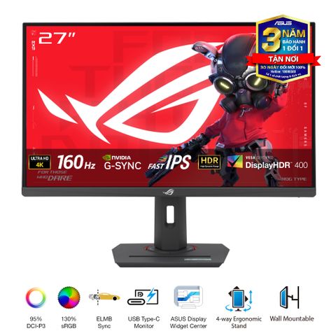Màn hình Gaming ASUS ROG Strix XG27UCS (27 inch - Fast IPS - 4K - 160Hz - 1ms)