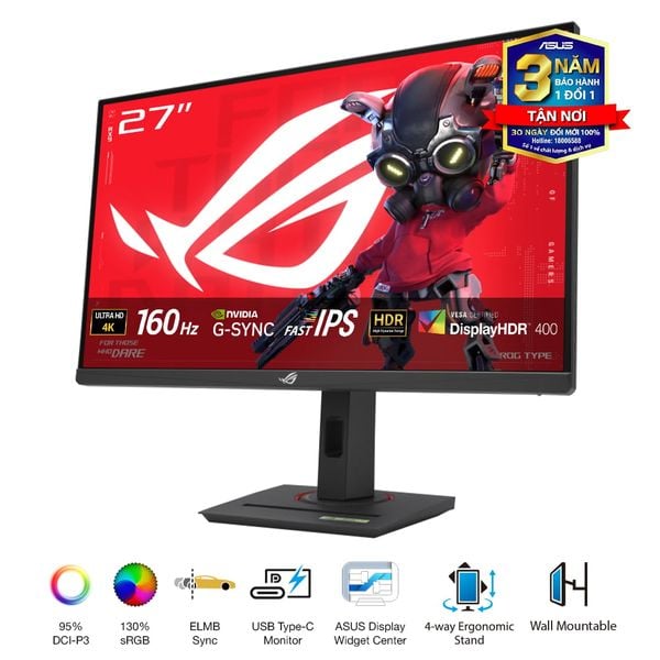 Màn hình Gaming ASUS ROG Strix XG27UCS (27 inch - Fast IPS - 4K - 160Hz - 1ms)