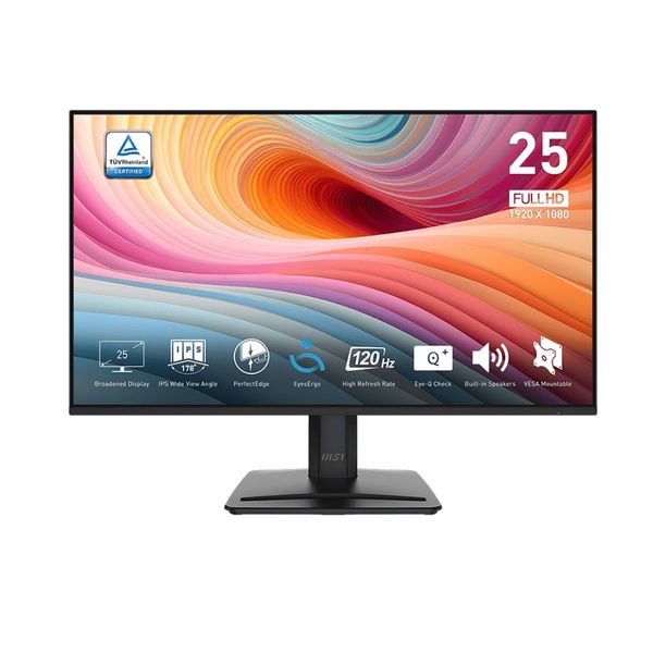 Màn Hình MSI PRO MP251 E2 (24.5 inch - FHD - IPS - 120Hz - 1ms - Speaker - EyesErgo)