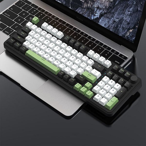 Bàn phím cơ E-DRA EK398W Black Blueberry Linear switch