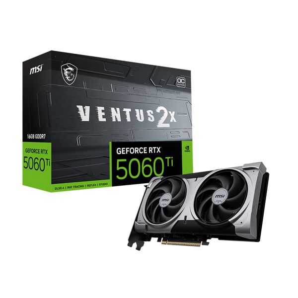 VGA MSI RTX 5060 Ti 16GB VENTUS 2X OC PLUS GDDR7