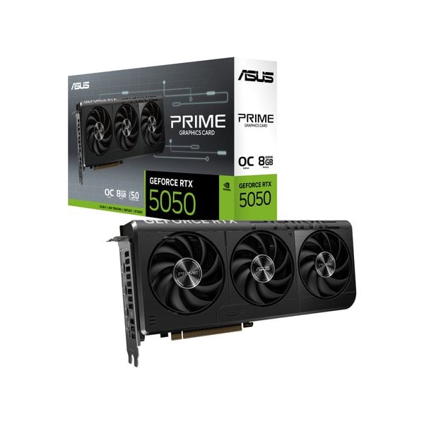 VGA ASUS Prime RTX 5050 8GB GDDR6 OC Edition (PRIME-RTX5050-O8G)