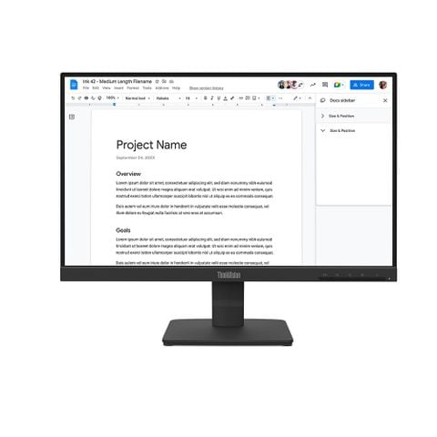 Màn hình Lenovo ThinkVision S22-4e 64CBKAT6AE (21.5 inch - IPS - FHD - 100Hz - 4ms)