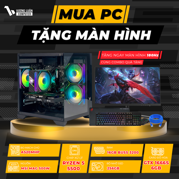 PC VLC_TM57 (R5 5500 | 16GB | GTX 1660S 6GB | 256GB | A520MHP)