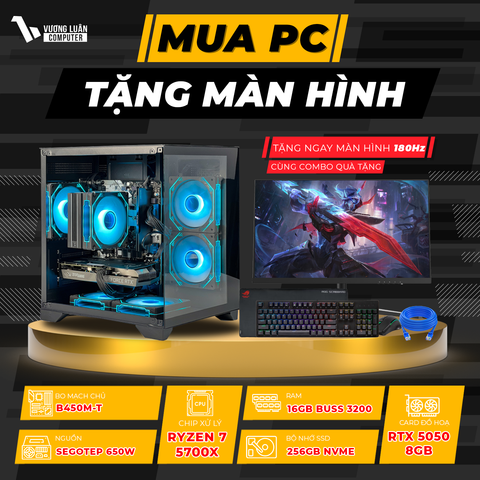 PC VLC_TM59 (R7 5700X | 16GB | RTX 5050 8GB | 256GB | B450M-T)