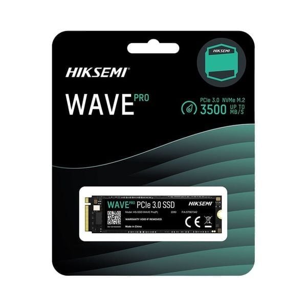 Ổ cứng SSD NVME HIKSEMI WAVE 512GB - HS-SSD-WAVE(P) 512G (NVMe PCIe Gen3x4, M2.2280)