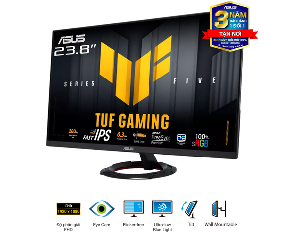 Màn hình Gaming ASUS TUF VG249Q5R (23.8 inch - IPS - FHD - 200Hz - 0.3ms - Speaker )