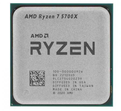 CPU AMD Ryzen 7 5700X Tray (3.4 GHz Upto 4.6GHz / 36MB / 8 Cores, 16 Threads / 65W / Socket AM4)