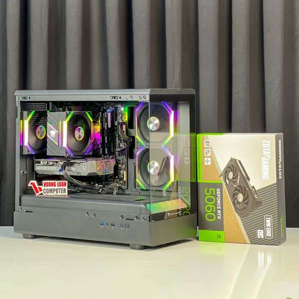 PC VLC DH003 (I5 14400F | RAM 16GB | RTX 5060 8GB | SSD 256GB | MAIN B760M-F)