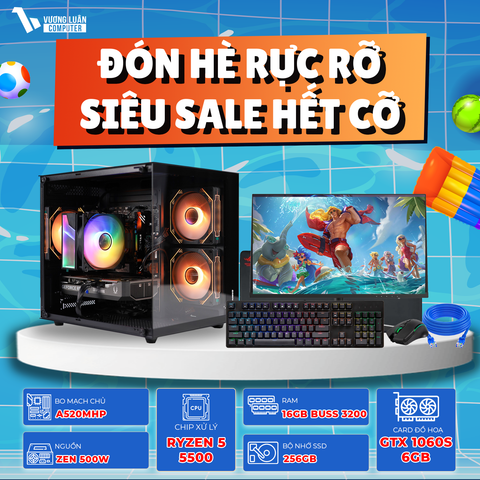 PC VLC_TM51 (R5 5500 | 16GB | GTX 1660S 6GB | 256GB | A520MHP)