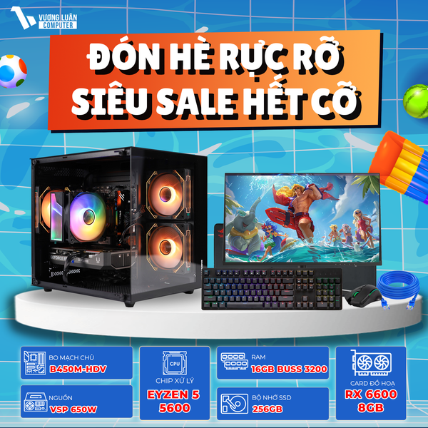 PC VLC_TM49 (R5 5600 | 16GB | RX 6600 8GB | 256GB | B450M-HDV)