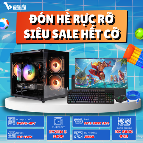 PC VLC_TM49 (R5 5600 | 16GB | RX 6600 8GB | 256GB | B450M-HDV)