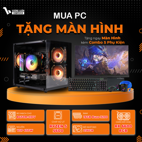PC VLC_TM49 (R5 5600 | 16GB | RX 6600 8GB | 256GB | B450M-HDV)