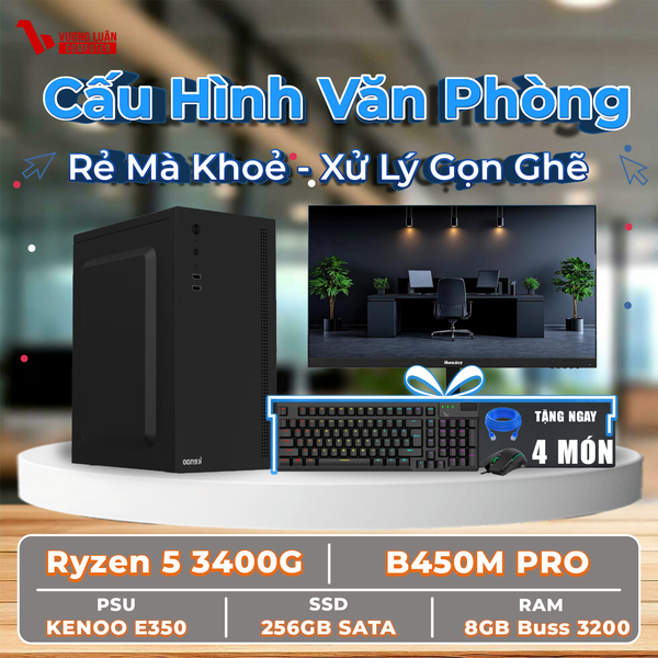 VLC_VP008 (R5 3400G | 8GB | 350W | 256GB | B450M)