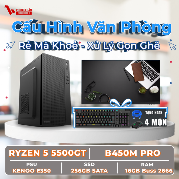 VLC_VP013 (R5 5500GT | 16GB | 350W | 256GB | A520MHP )
