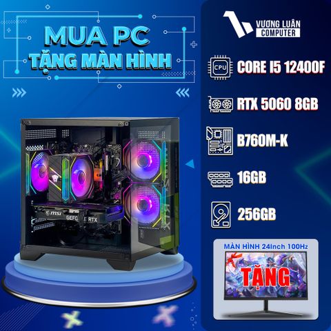 PC VLC_TM005 (I5 12400F | 16GB DDR5 | 5060 8GB | 256GB | B760M)