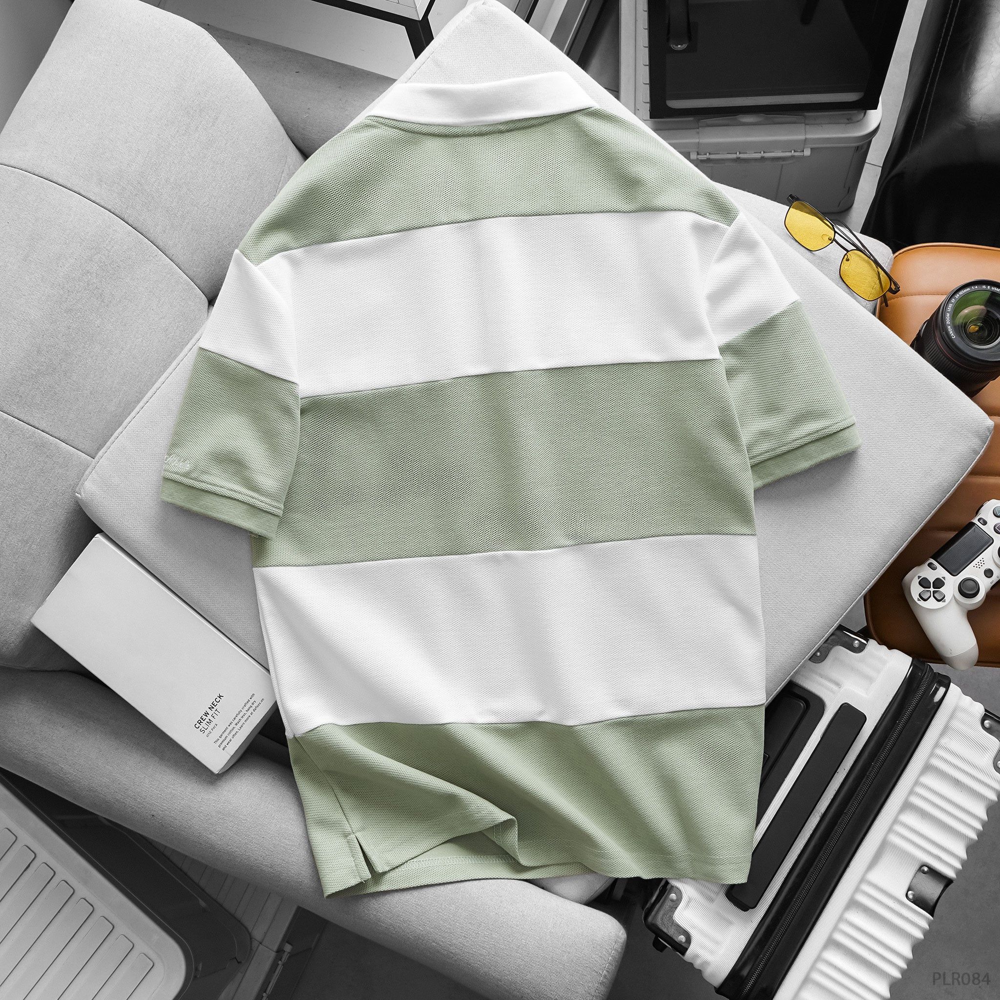  Áo polo Embroidery Striped - 084 