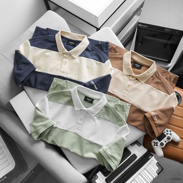  Áo polo Embroidery Striped - 030 
