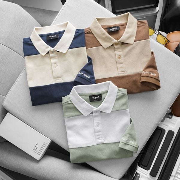  Áo polo Embroidery Striped - 030 