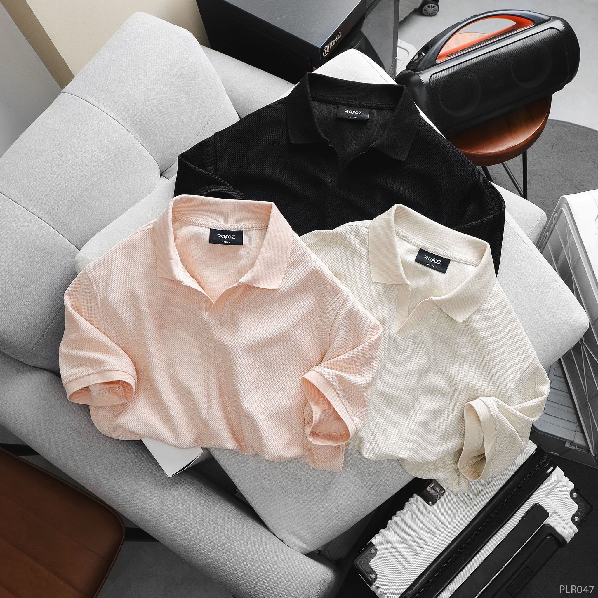  Áo polo cổ V form Slimfit - 047 
