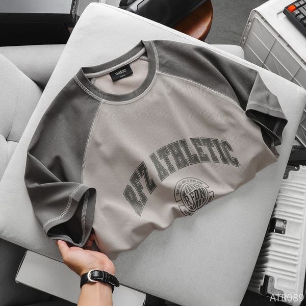  Áo thun raglan RFZ Athletic form Overfit - 089 