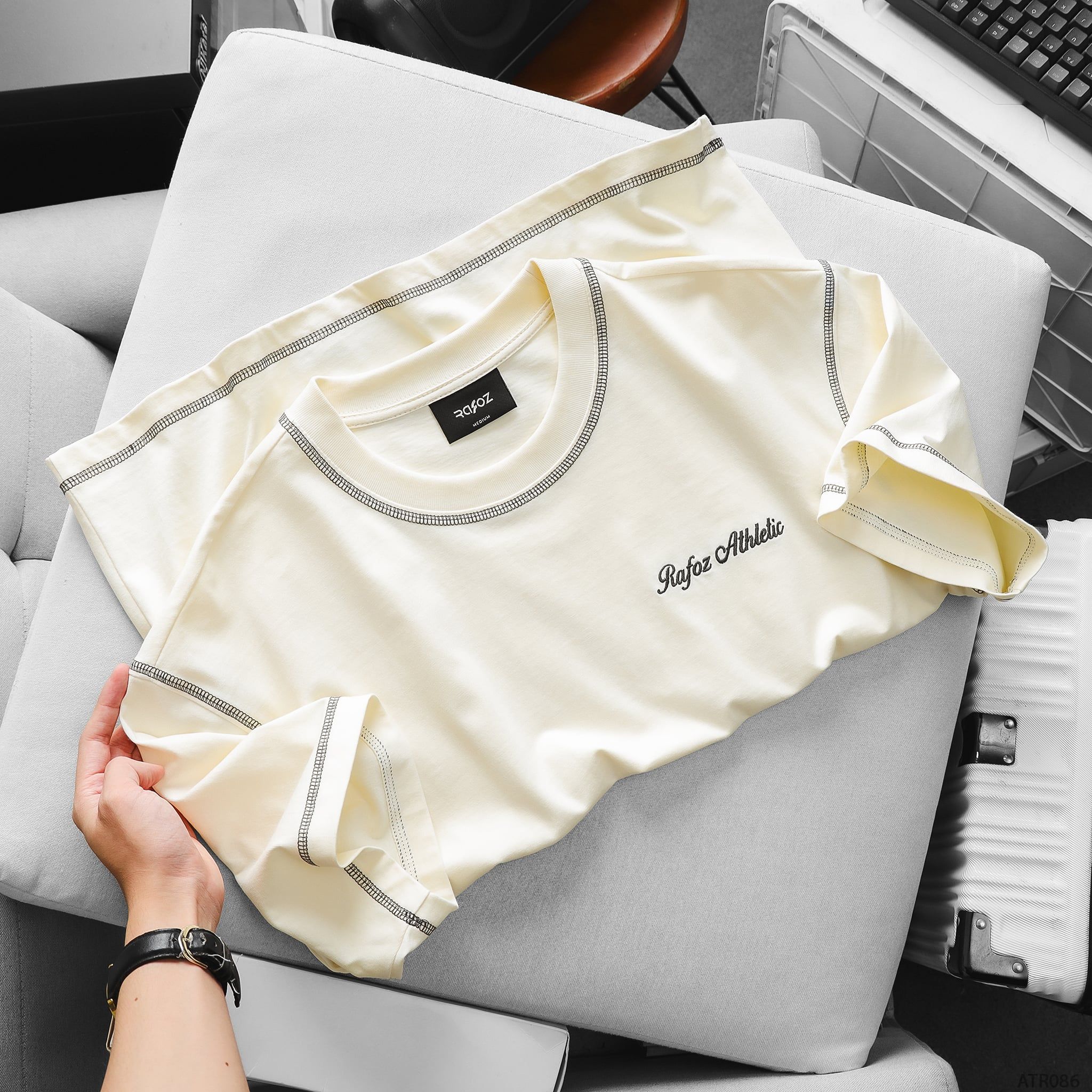  Áo thun Overlock form oversize - 086 