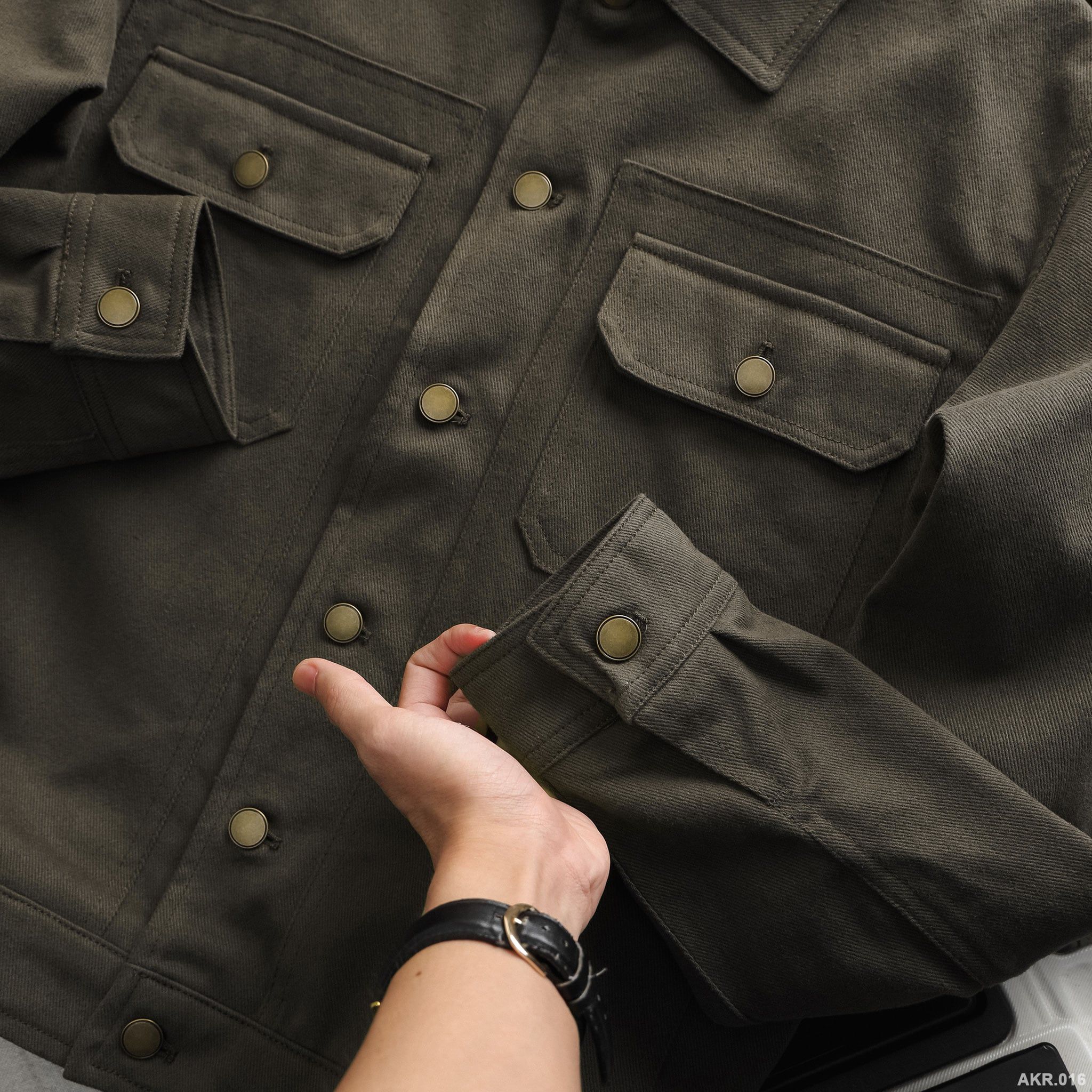  Áo khoác kaki cổ bẻ RAFOZ - 016 