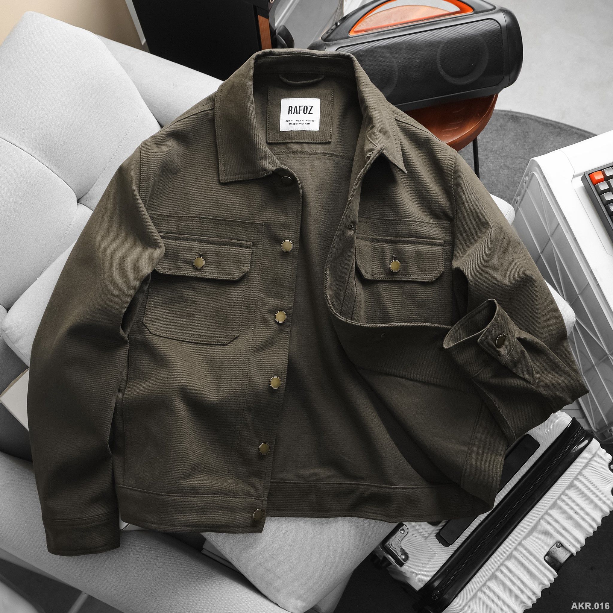  Áo khoác kaki cổ bẻ RAFOZ - 016 