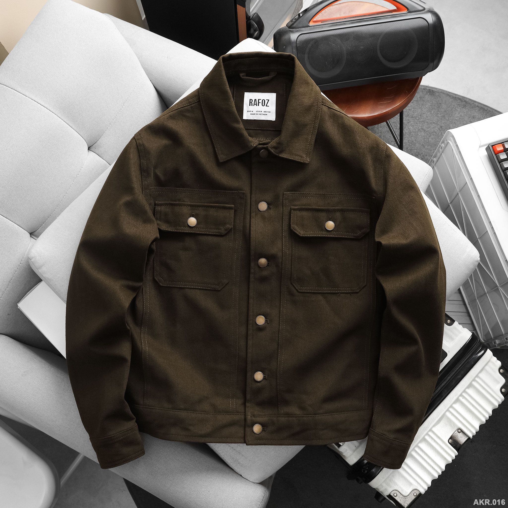  Áo khoác kaki cổ bẻ RAFOZ - 016 