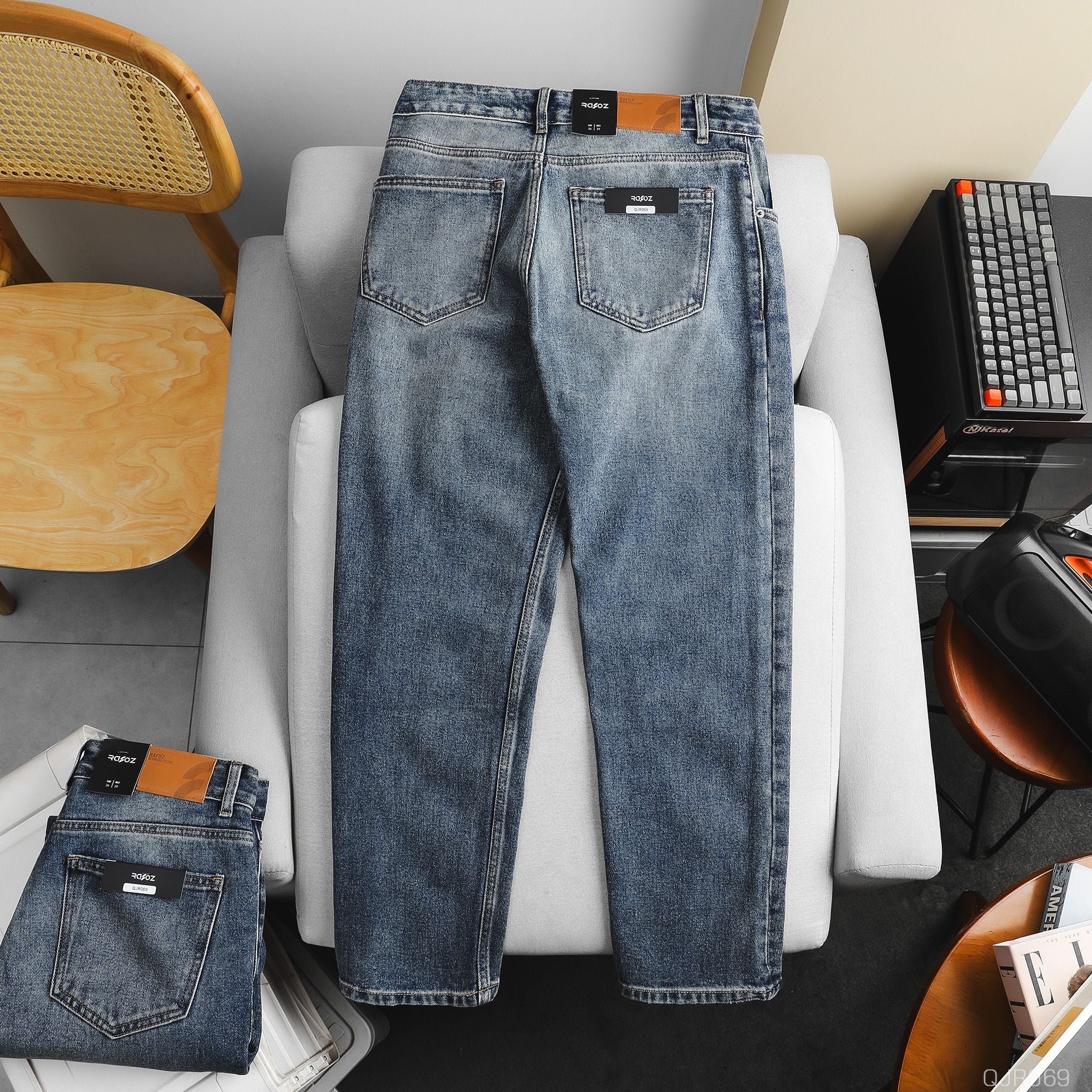  Quần jean Relaxed RAFOZ Light Blue - 069 