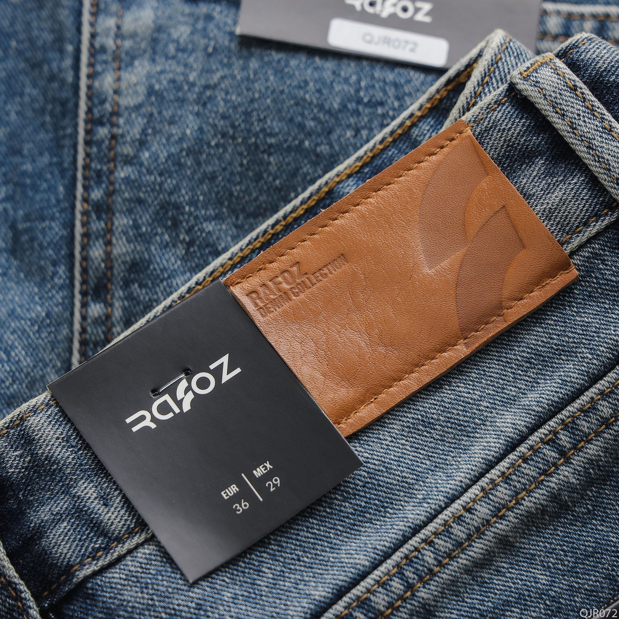  Quần jean relaxed RAFOZ faded wash - 072 