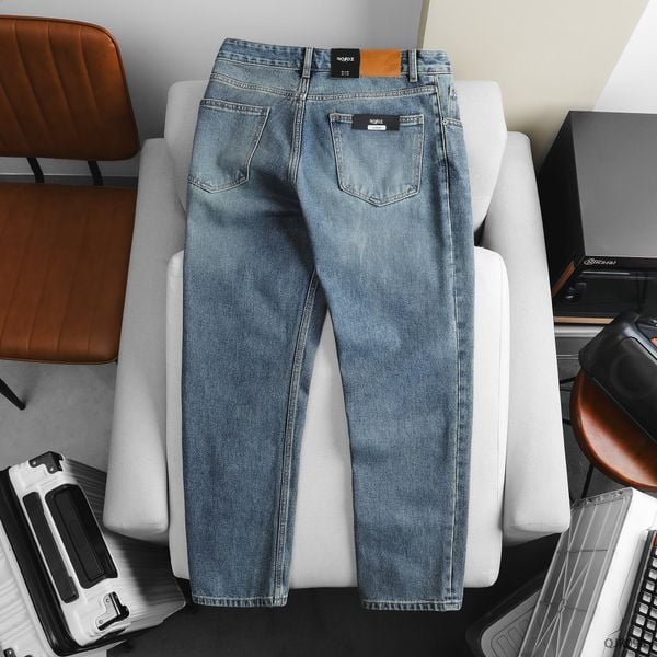  Quần jean Relaxed basic blue wash - 098 