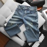  Quần jean nam Light blue ripped - 097 