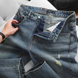  Quần jean nam Light blue ripped - 097 