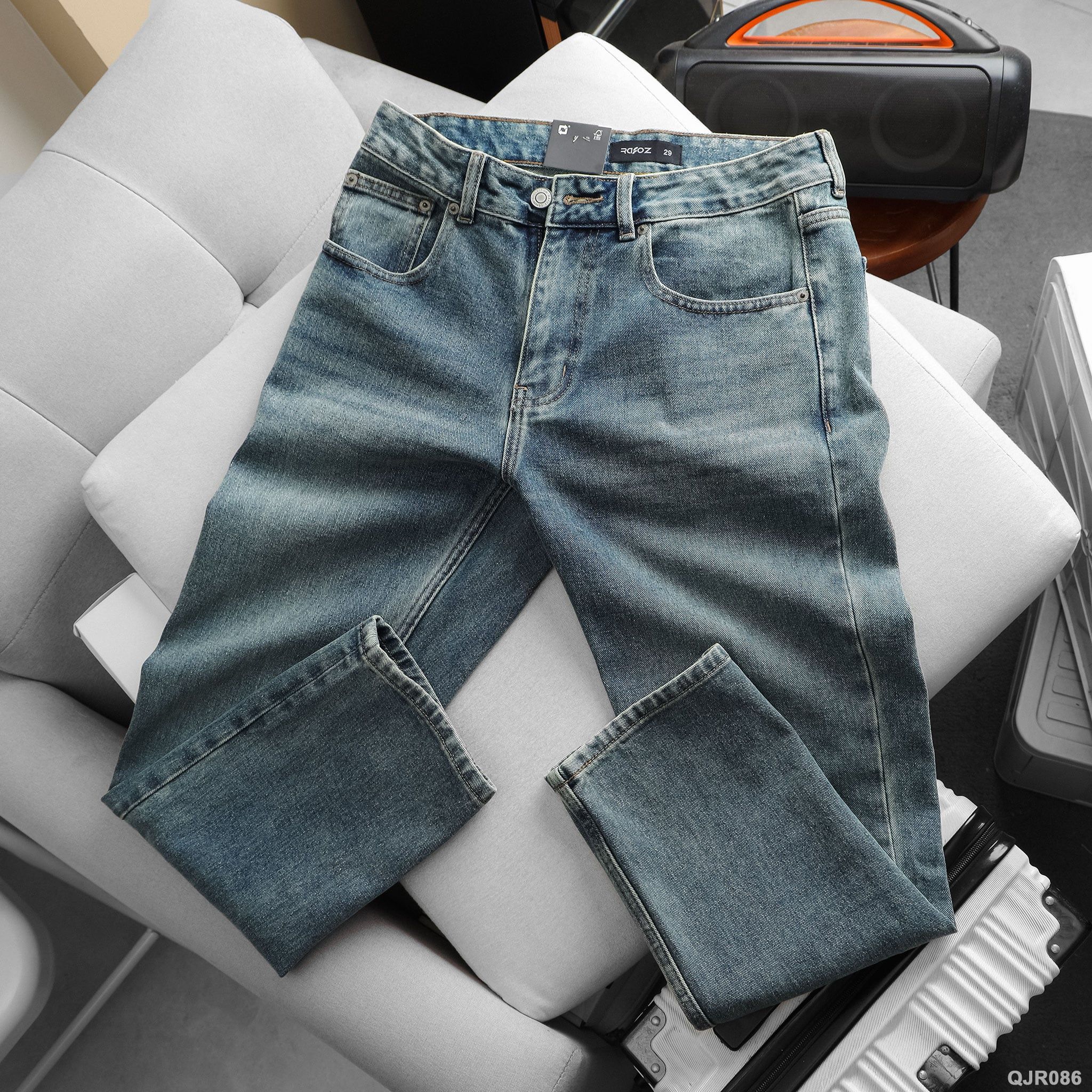  Quần jean Relaxed Xanh Wash - 086 
