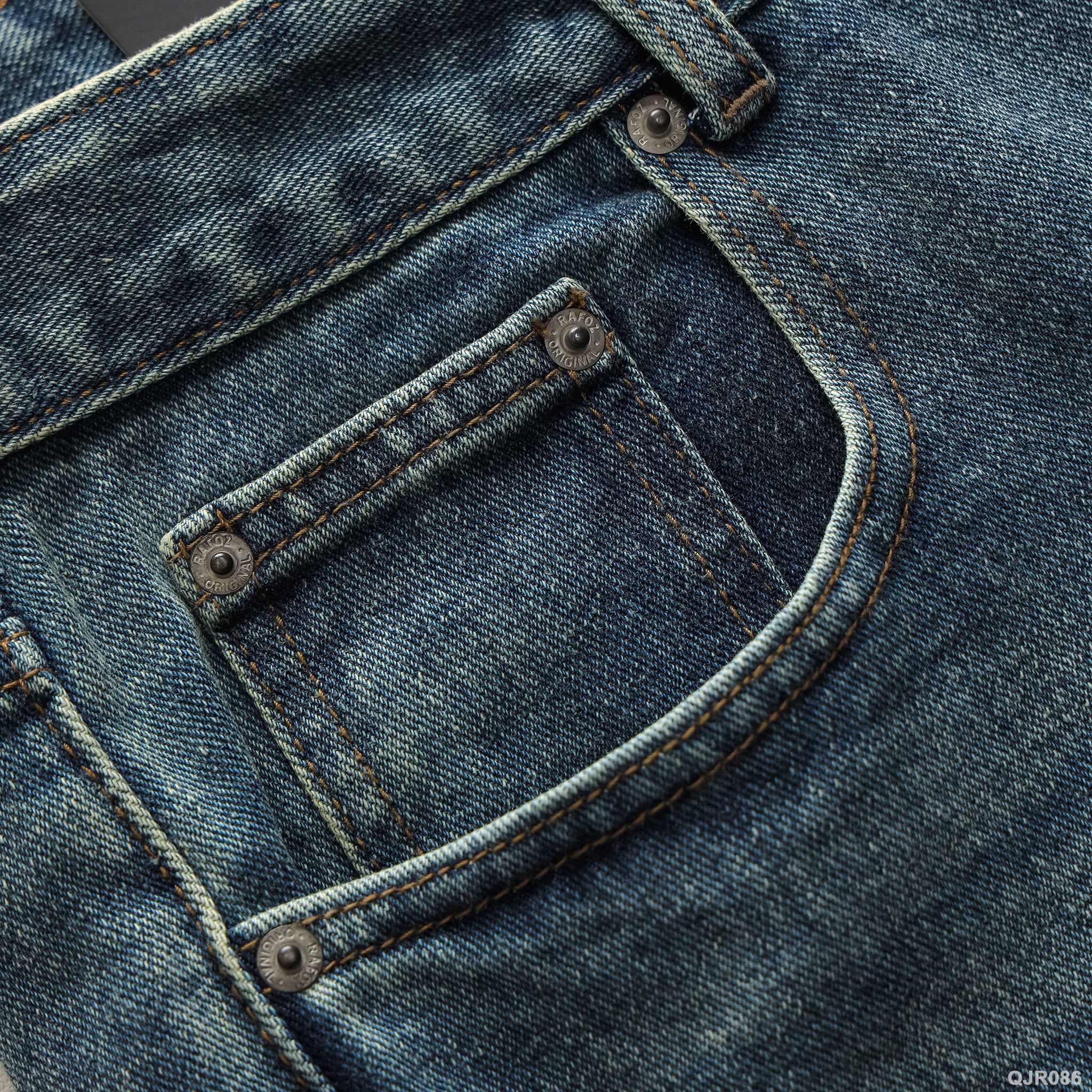  Quần jean Relaxed Xanh Wash - 086 
