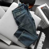  Quần jean Relaxed basic blue wash - 095 