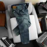  Quần jean Relaxed basic blue wash - 095 