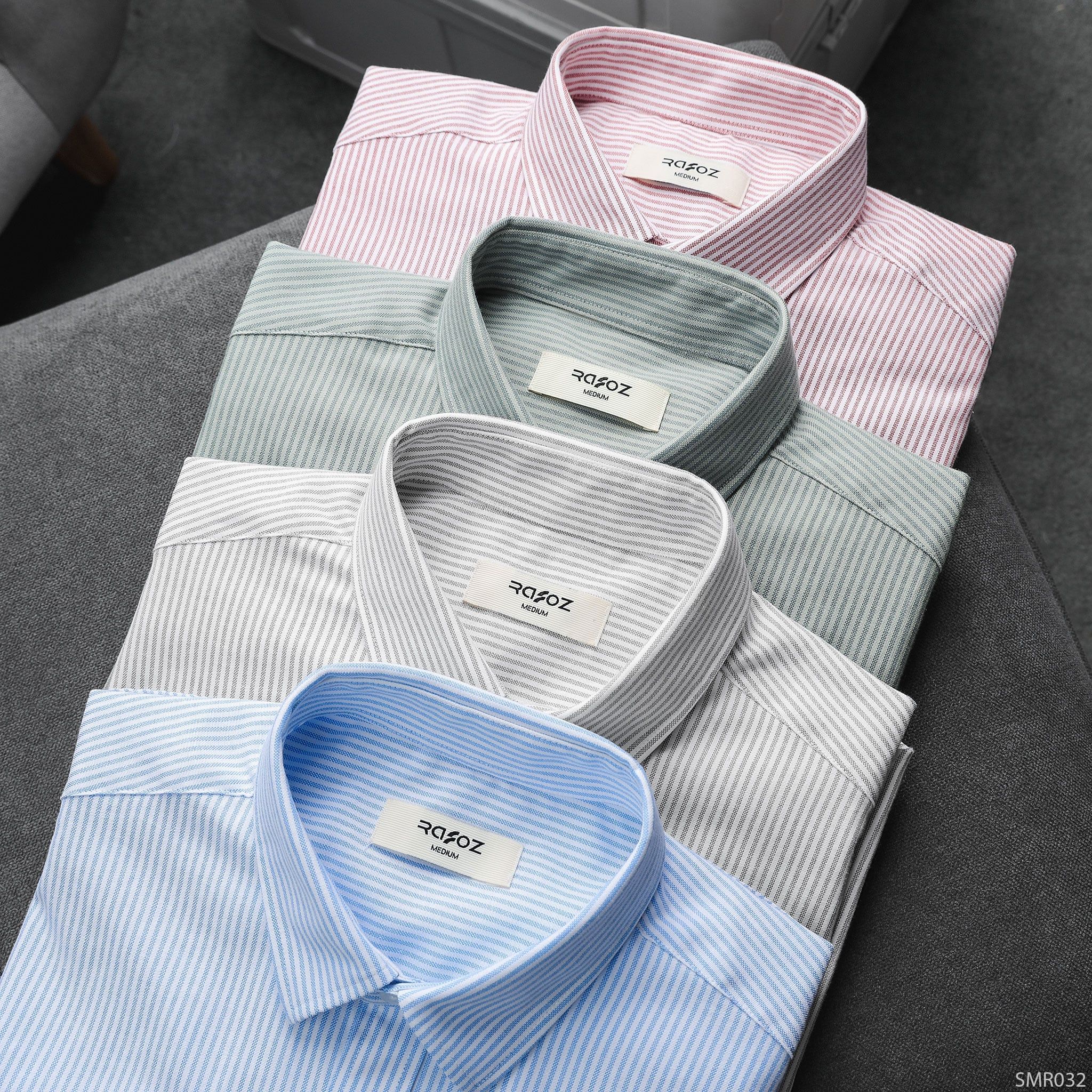  Áo sơ mi Oxford Striped - 032 