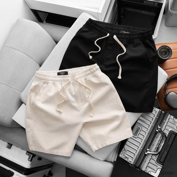  Quần short nam linen color basic - 047 