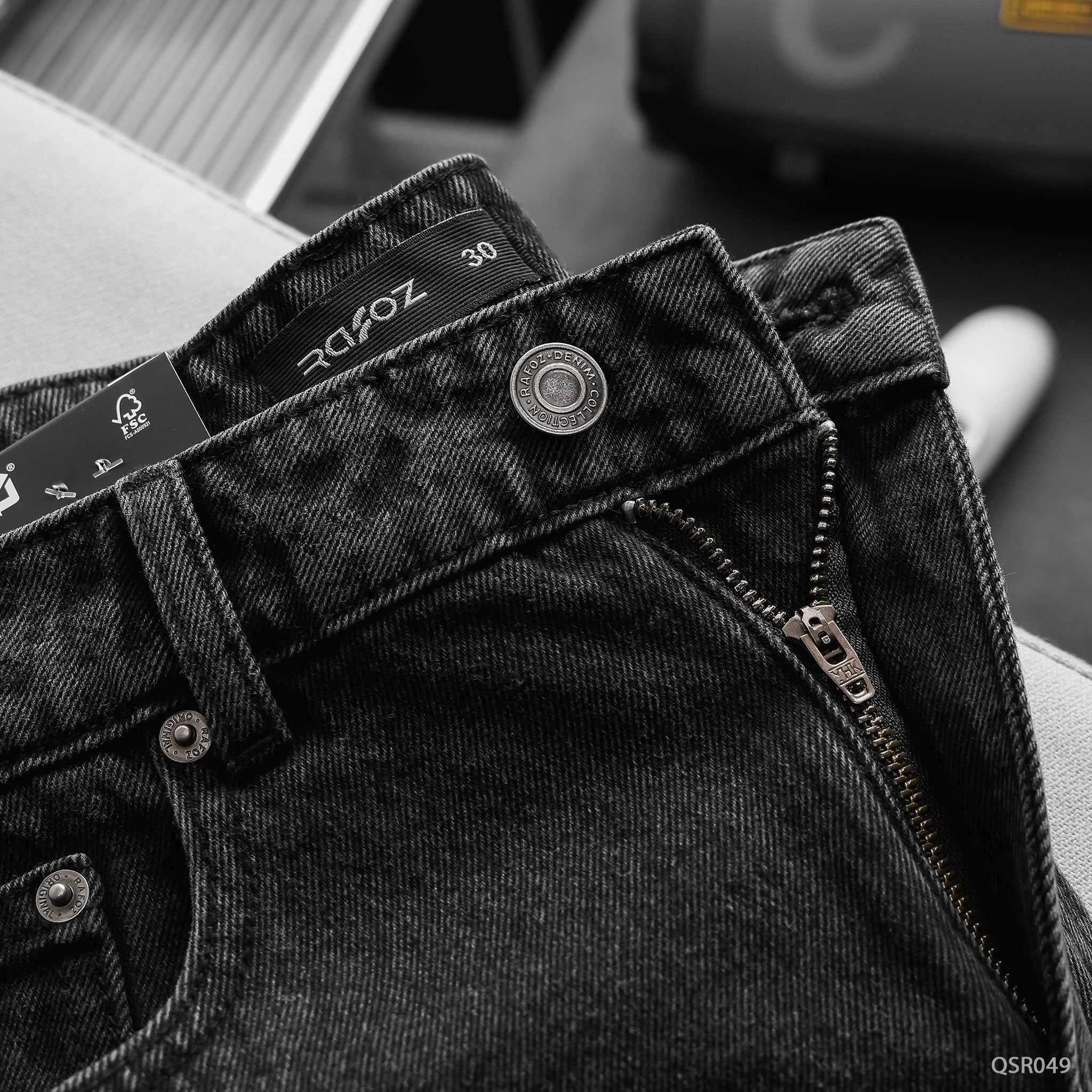  Quần short jean Dark grey - 049 