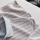  Áo polo V neck Horizontal stripe - 041 